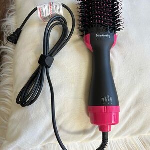 Pink and Black Hair Dryer Styling Brush Brand New!